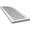 Ekena Millwork Quarter Round Top Right Surface Mount PVC Gable Vent w/ 2"W x 1-1/2"P Brickmould Frame, 14"W x 42"H GVPQR14X4202SF - alternate 3